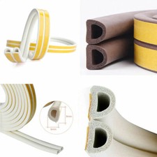 ✅ Fensterdichtung Türdichtung Dichtungsband selbstklebend D-Profil  L=5-48m