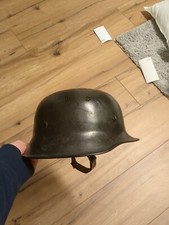 Feuerschutzpolizei Stahlhelm M35/40, ohne Abzeichen, Feuerwehr