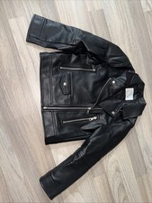 Kunstleder Jacke Mädchen Gr