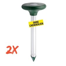 2x XXL Solar-Maulwurfschreck MV 250 650m²  Maulwurfspieß  Wühltiervertreiber #15