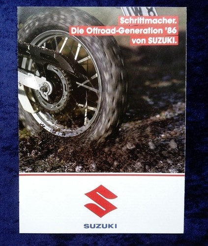 Suzuki prospekt 1986 8 - prospekt, ,