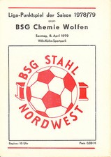 DDR-Liga 78/79 BSG Stahl