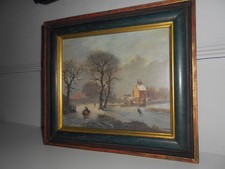 Top Winter-Ölgemälde, alt