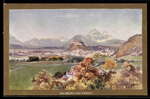 Künstler edward theodore - künstler-ak,