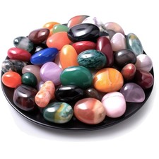 Edelsteine, Heilsteine, Chakra Steine, Dekosteine, Mineralien Set, 2 cm