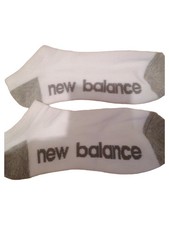 New Balance Herren Sport Socken Weiß Gr. 42 Logo-Print