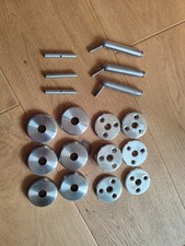 3x Gardinen Seilspanngarnitur, Vorhangkabel, Drahtseil