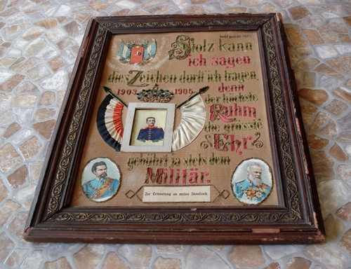 Alte militär erinnerungsbild - alte,