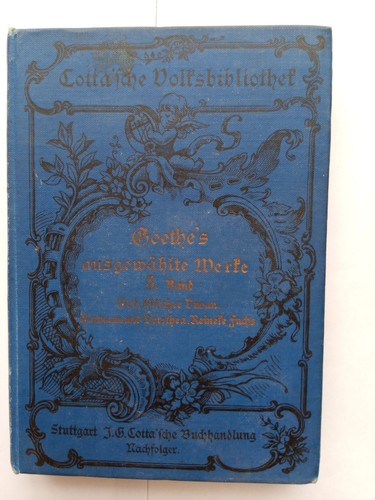 Goethe ausgewählte werke 3 - goethe's,