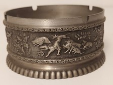 älterer Zinn Aschenbecher mit