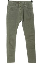 PLEASE Röhrenjeans Damen Jeans Gr. DE 34 khaki Casual-Look