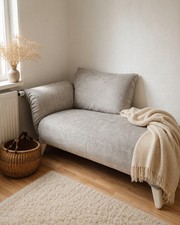 Ottomane Sofa klein grau