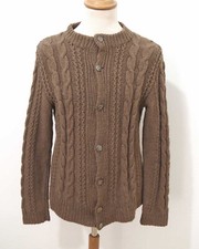 Herren Trachten Zopf Strickjacke Grösse S Landhaus Schurwolle N326