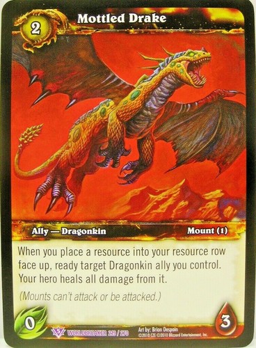 World warcraft tcg - of,