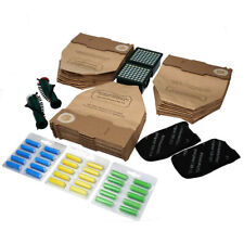 30 Beutel, 30 Duft, 4 Filter, 2 Bürsten geeignet für Vorwerk Kobold VK 130, 131