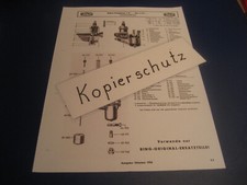 NSU Quickly T,  Bing  Vergaser 1/9/31 - Vergaserplan+Einstell-Liste