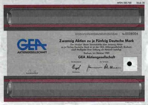 Gea 1989 bochum - gea,