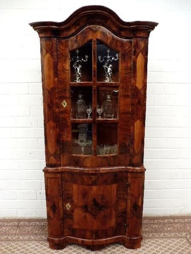Eckschrank eckvitrine barock - eckschrank,