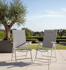 2 Stühle Gartenstuhl SYDNEY