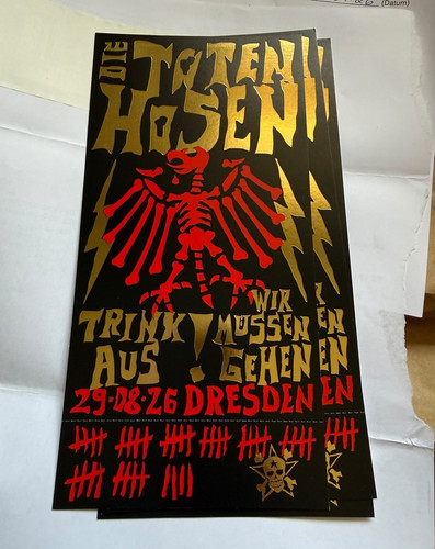 Tickets toten hosen - 1-3,