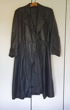 Kradmelder Ledermantel ca Gr. 52/54, original schwere Ausführung 