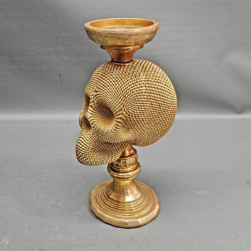 Goldener totenkopf skull - totenkopf,