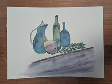 Original Bild Aquarell