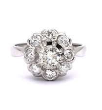 Vintage diamant ring in - ring,