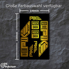 Rockshox Pike Sticker Gold |