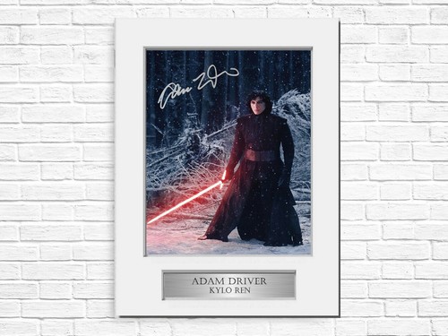 Adam driver signiertes foto - adam,