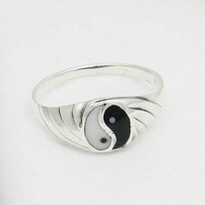 Yin Yang Ring 925er Silber