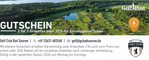 Golf greenfee gutschein 2026 - golf,