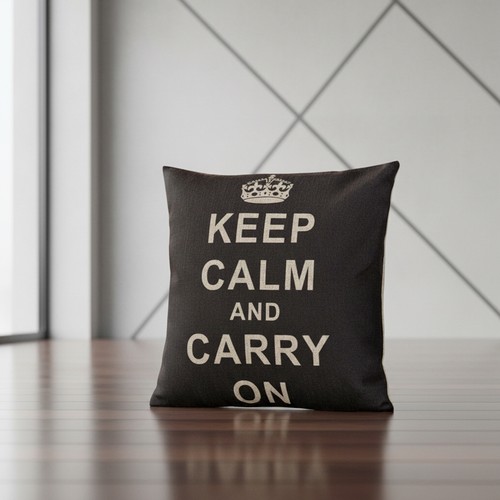 Sofakissen 45x45cm keep calm - sofakissen,
