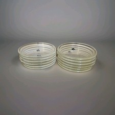 12 Leonardo Dessertteller aus Glas – 21 cm – Schlicht & Elegant