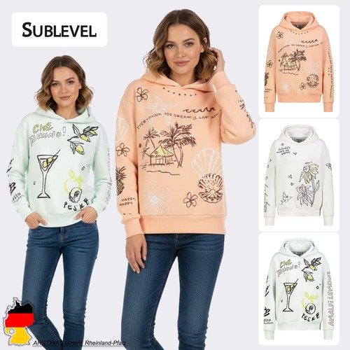 Sublevel damen sweat hoodie - sweat,