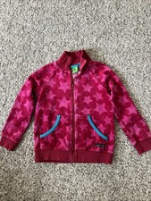 Villervalla Sweatjacke Nickijacke 122 Pink Sterne, mega cooler Style