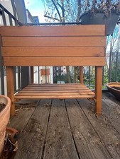 Hochbeet für Balkon und Garten aus Holz mit Pflanzkasten Anzuchtbeet Kräuterbeet