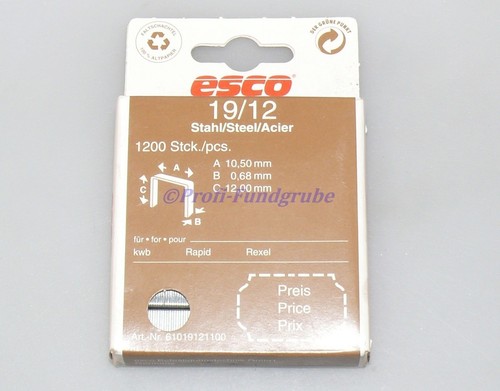 1200 esco tackerklammer - x,
