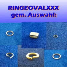 Ringe oval div Ausführungen Schmuck Modeschmuck Ringel Runddraht Basteln Auswahl