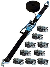 Zurrgurte Spanngurte Ratschengurte 2-teilig LC:4000daN L:8m Br:50mm SET:10Stück