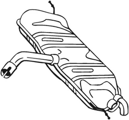 Endschalldämpfer 233 453 - endschalldämpfer, 233-453