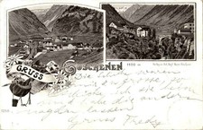Gruss aus Göschenen - Litho