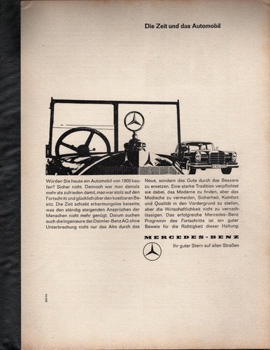 Mercedes werbeanzeige werbung - werbeanzeige,