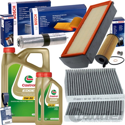 Bosch filterset castrol 5w30 - bosch,