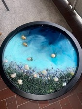 Kaffeetisch aus Epoxidharz