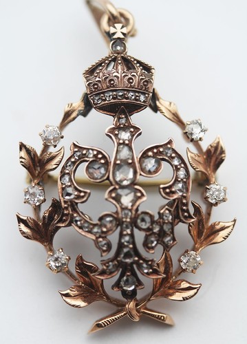 Geschenkbrosche zar ferdinand - geschenkbrosche,,