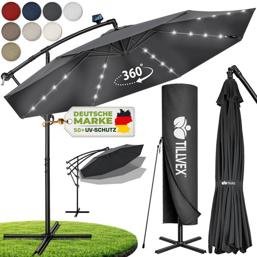 Tillvex sonnenschirm led - tillvex®,