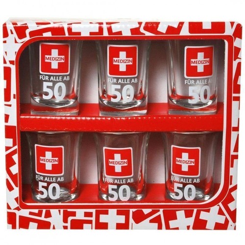 Schnapsglas geburtstag 6 - schnapsglas,