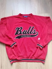 Vintage Chicago Bulls Sweater Starter Script Größe XL NBA Basketball America 