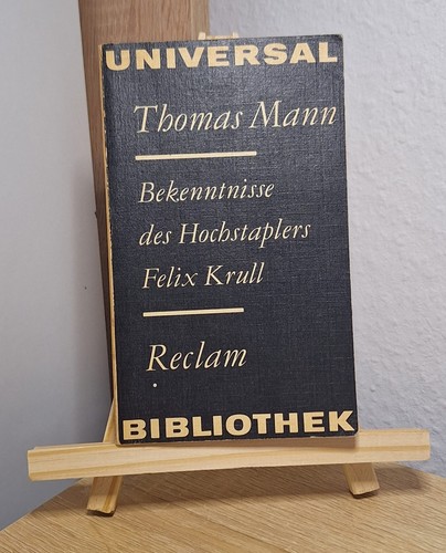 Thomas mann bekenntnisse - thomas,